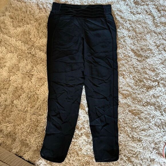 Alexander Wang 100% silk black trouser size 6